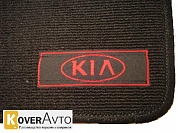 Тканный шеврон логотип Kia (Киа)