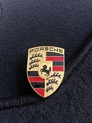 Металлический логотип Porsche (Порше) ГЕРБ ЗОЛОТО