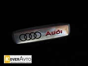Металлический логотип Audi (Ауди) цветной