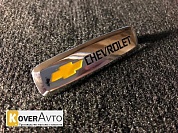 Металлический логотип Chevrolet (Шевроле) цветной